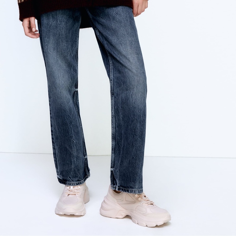 Zara SOLID COLOR SNEAKERS - Picture 3 of 6
